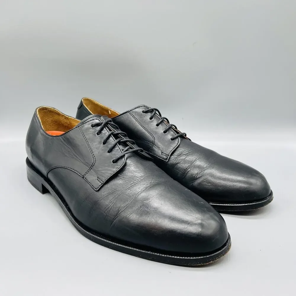 Cole Haan Shoes Mens 13 Black Leather Grand OS Derby Oxford Dress Round Toe